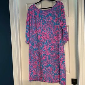 Like New Lilly Pulitzer Braedyn Dress in Chilly Lilly